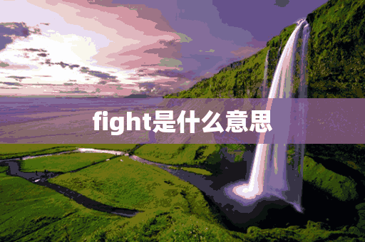 fight是什么意思(find是什么意思)